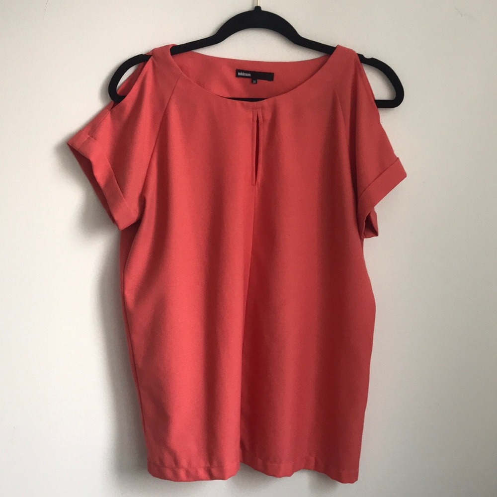 Open shoulder blouse